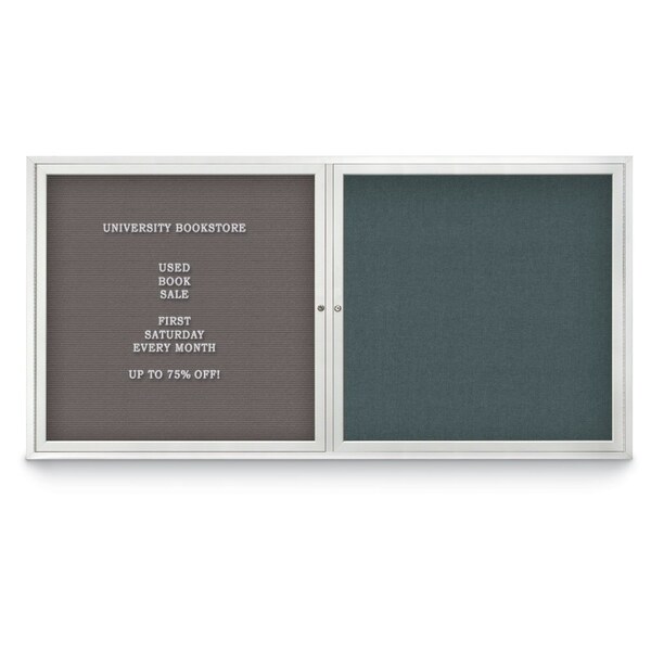 Corkboard, 18"x24", Buff/Black